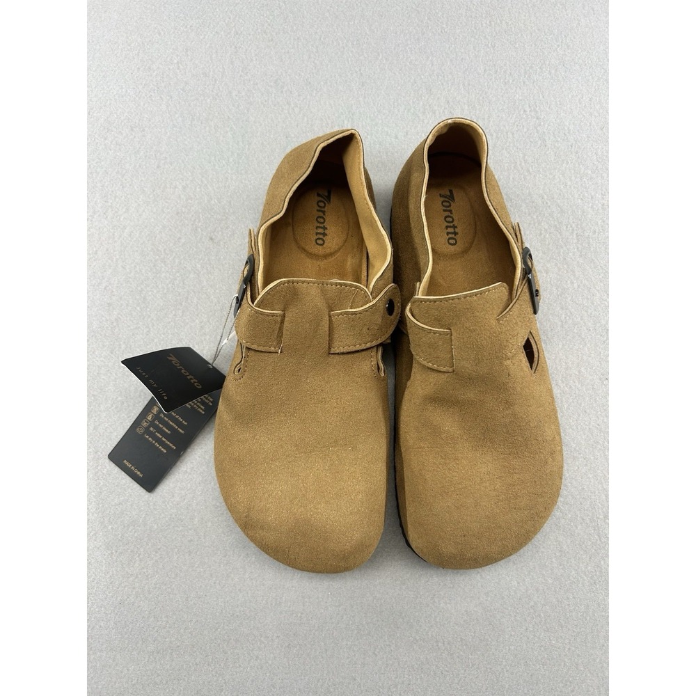 NWT Torotto Clogs brown Popular Style Sz W 9 Full Heel Slip On Fall Preppy